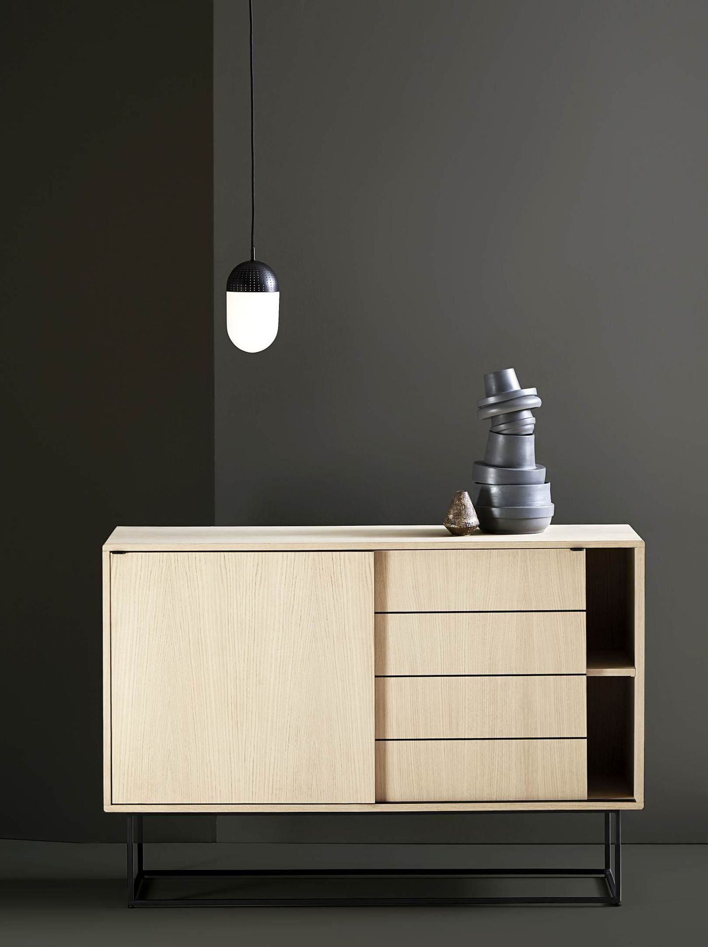 Dot pendant L lumière pendante Blanc Woud OFFRE SPECIALE