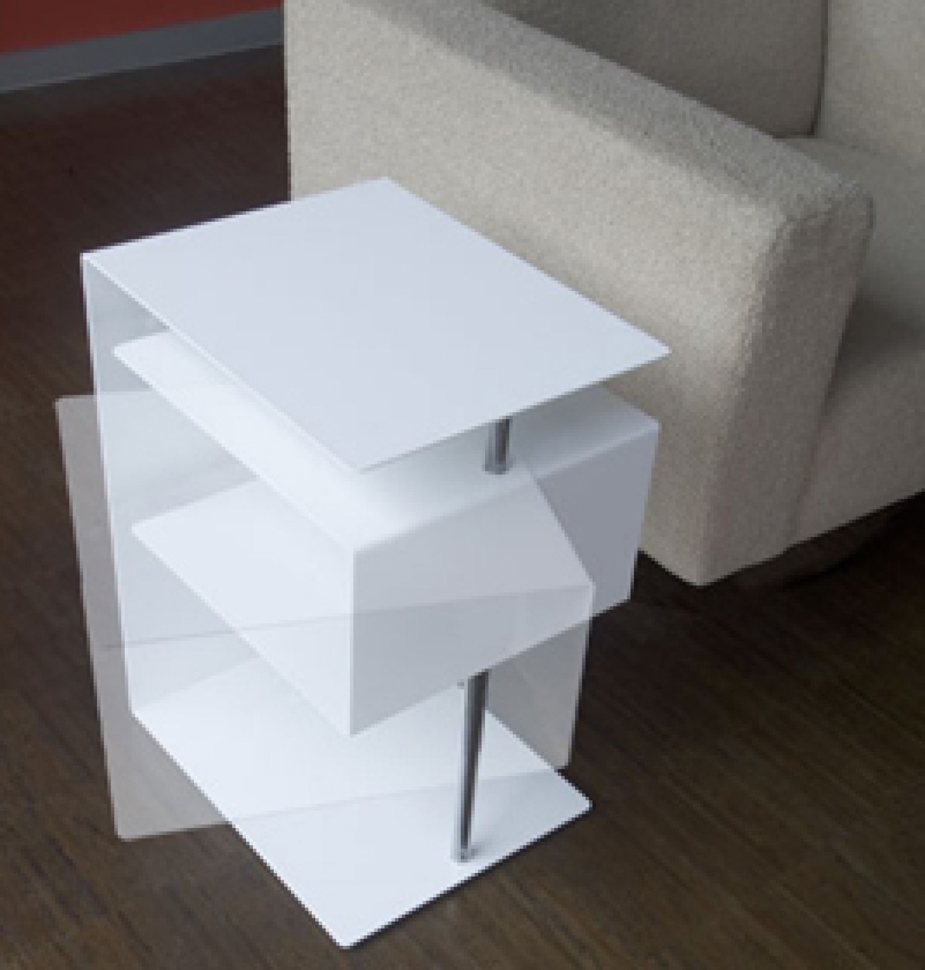 X-Centric table d´appoint blanc Radius