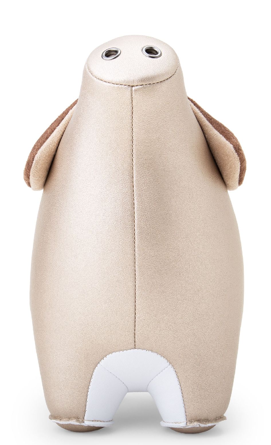 Presse-papier cochon Diya perle or / blanc Züny
