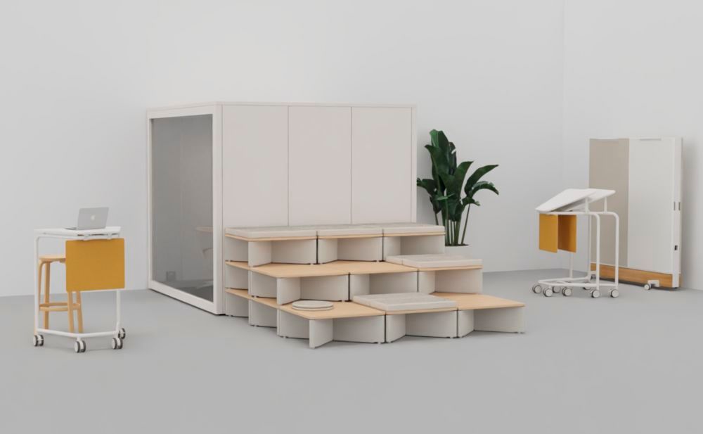 Plateforme de réinitialisation, système de plateforme modulaire Vitra