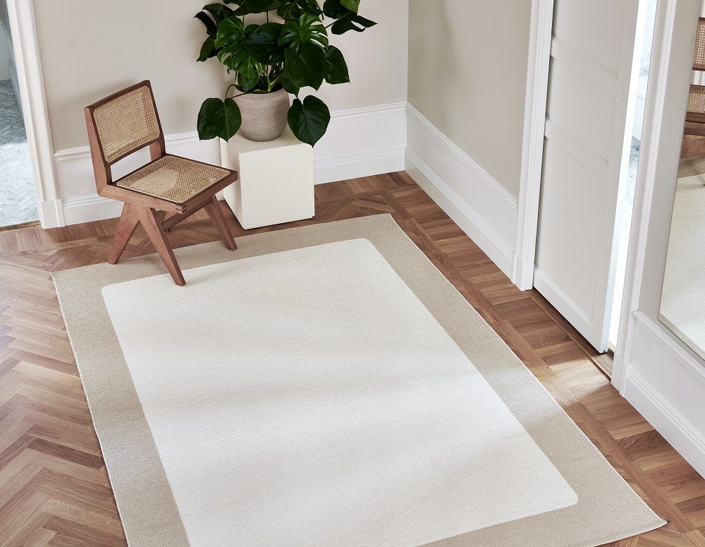 Ilda Tapis en plastique 180x180 cm Pappelina Brique
