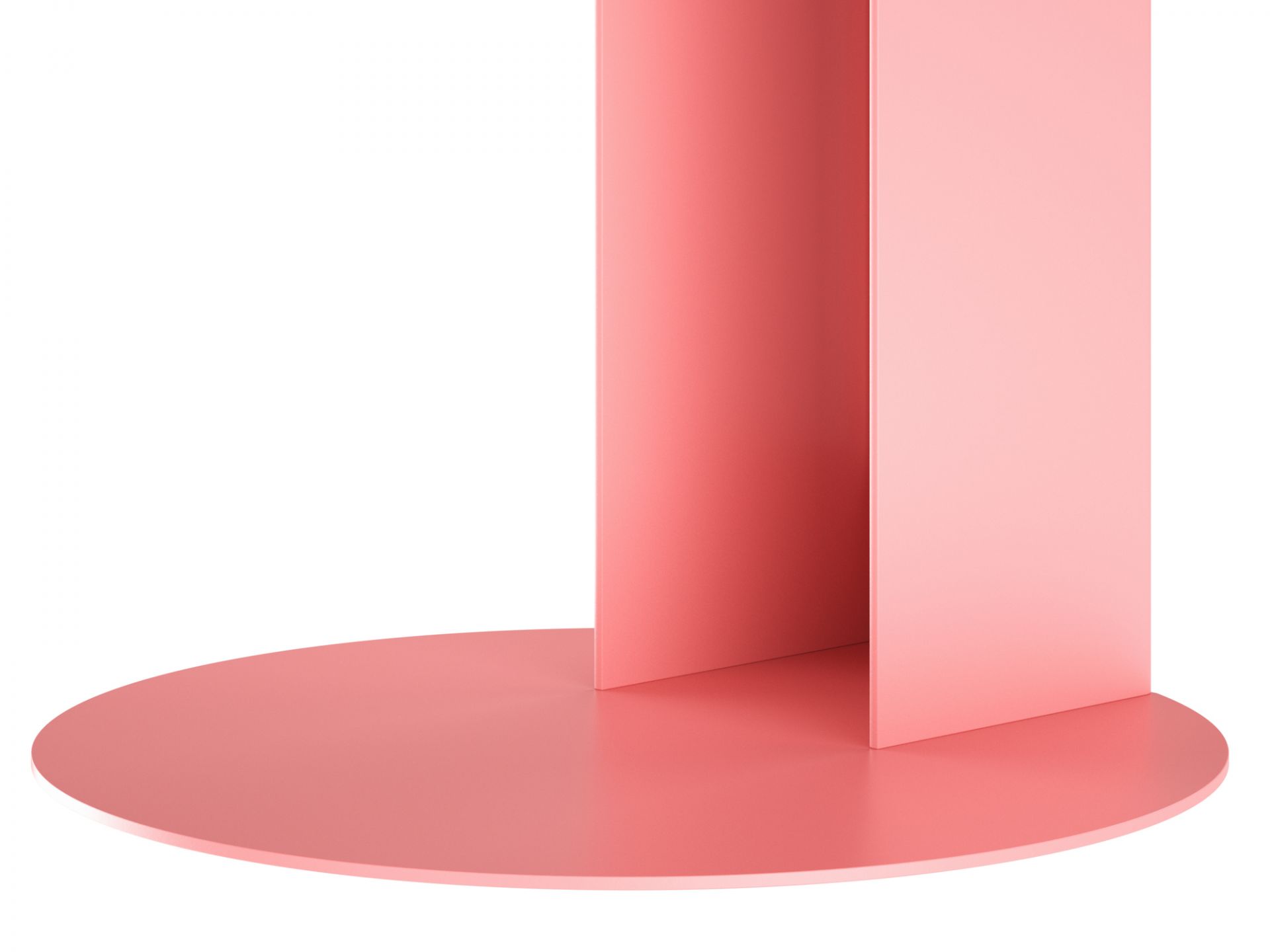 Metal Side Table Table d'appoint New Tendency Rose