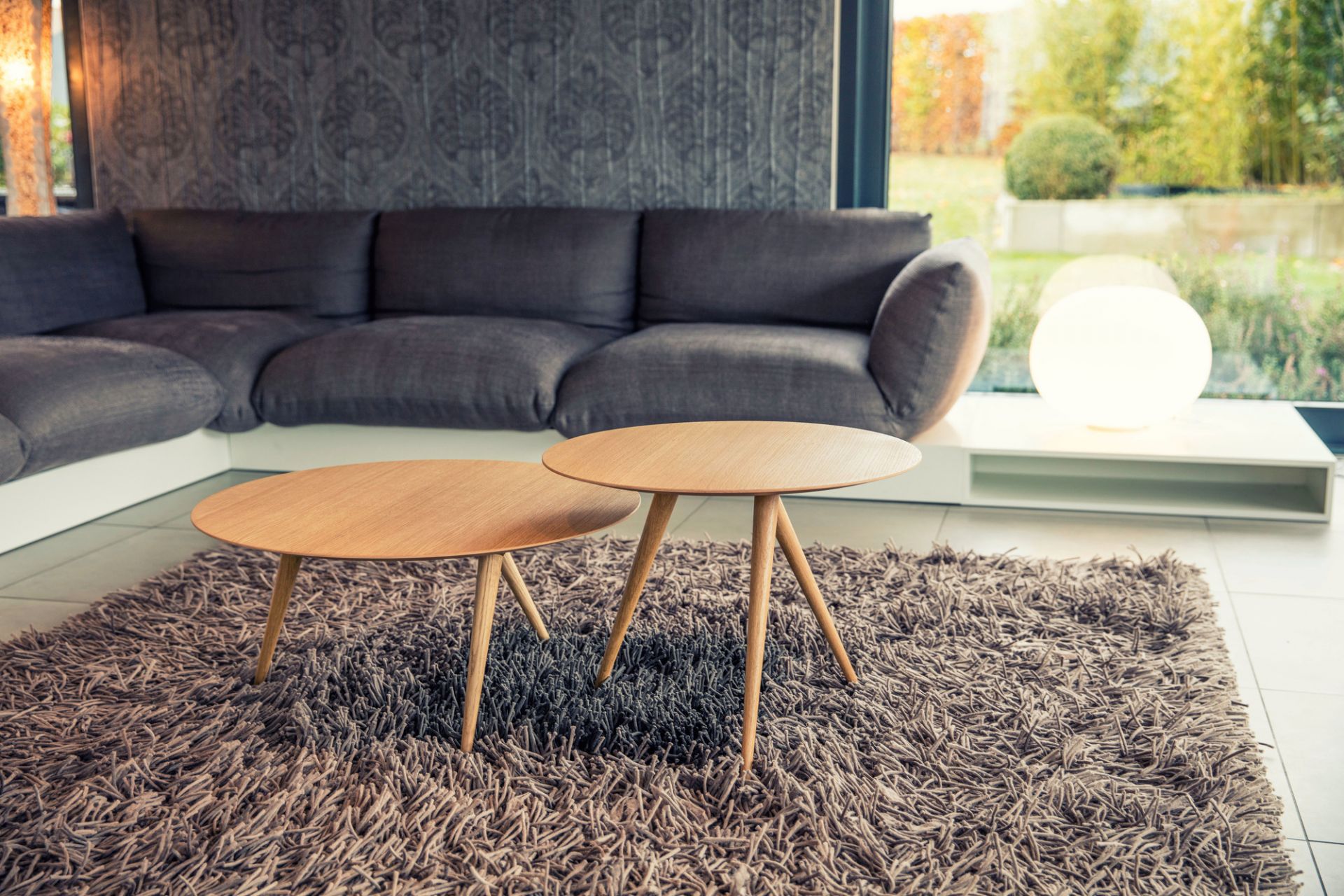 Turn low Table d'appoint chêne naturel Maigrau