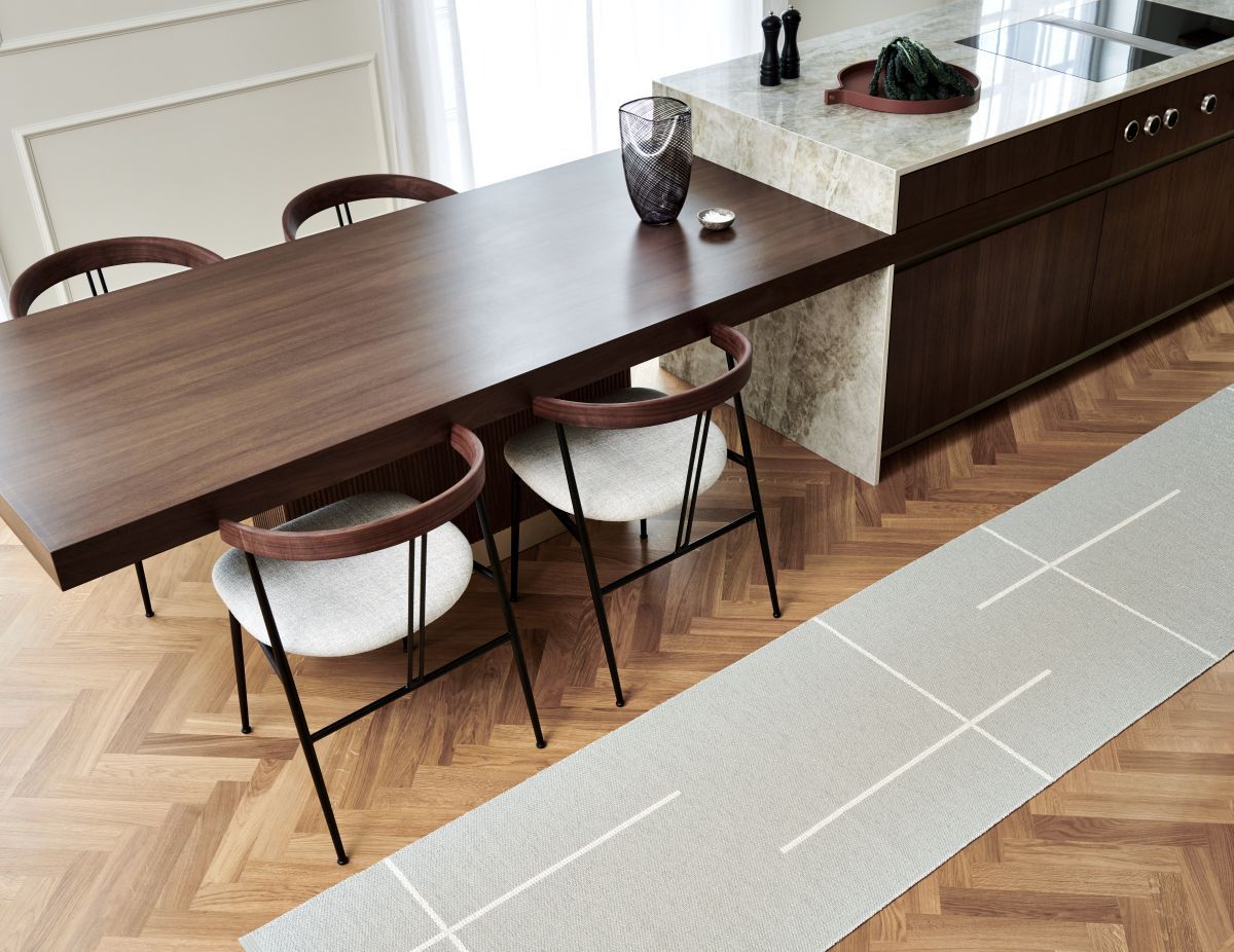 Fred Tapis 70x180cm beige Pappelina