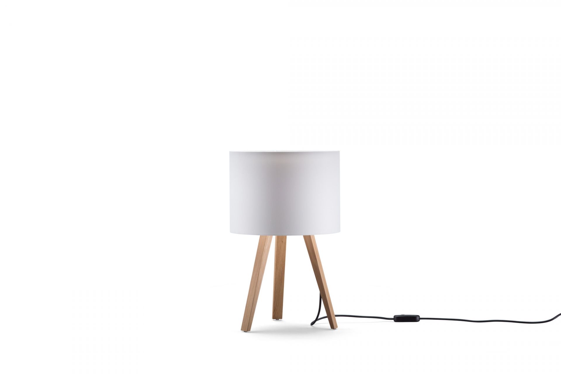 Luca Stand little lampe de table chêne naturel / blanc Maigrau