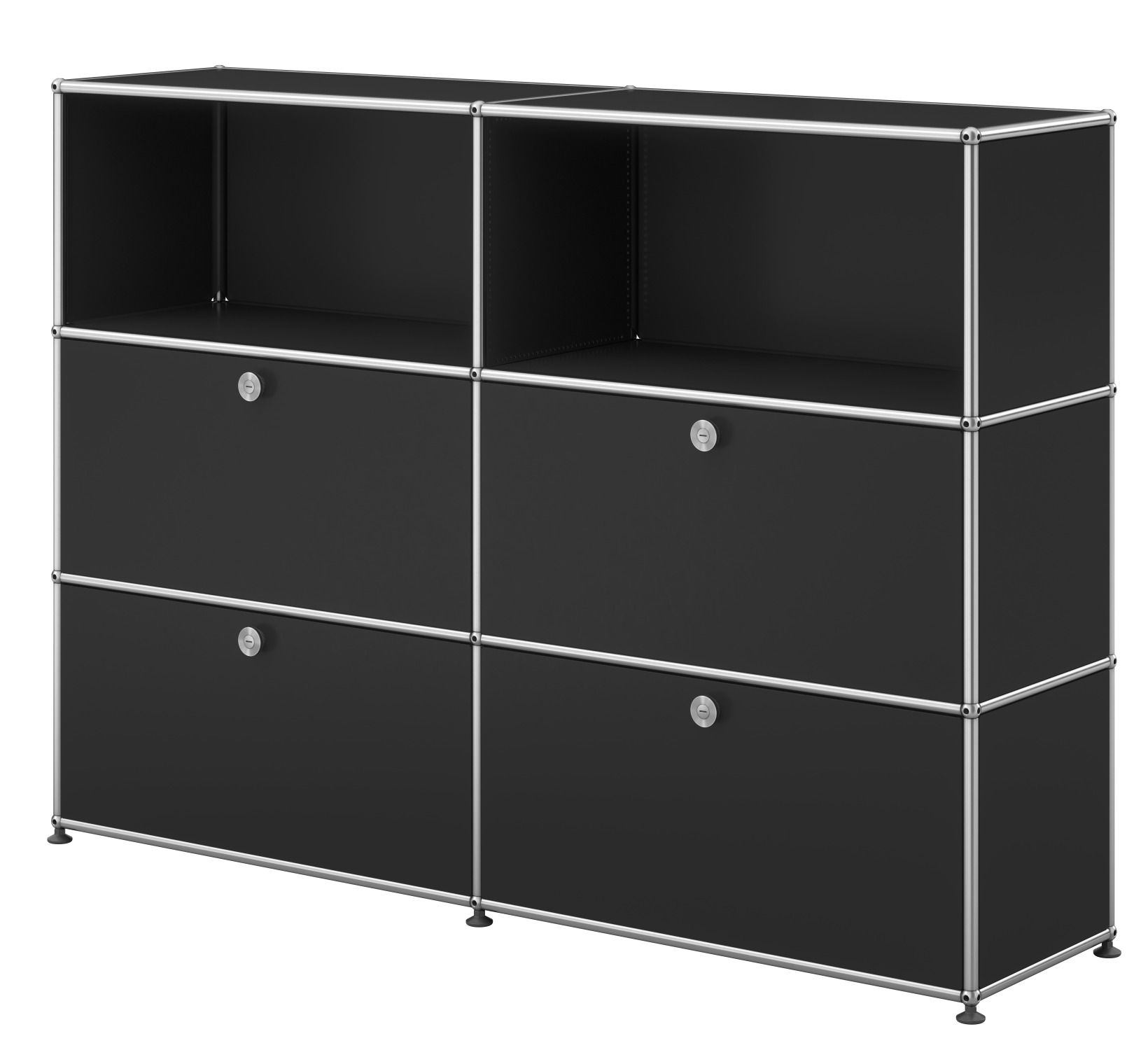 USM Haller Sideboard / Highboard avec 4 abattants - QUICK SHIP