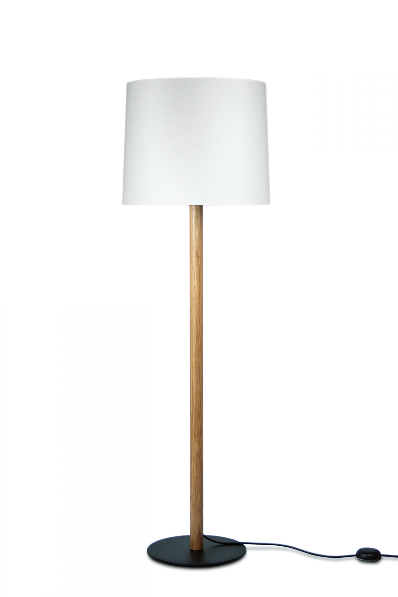 Miyu 140 Lampadaire chêne naturel / blanc Maigrau