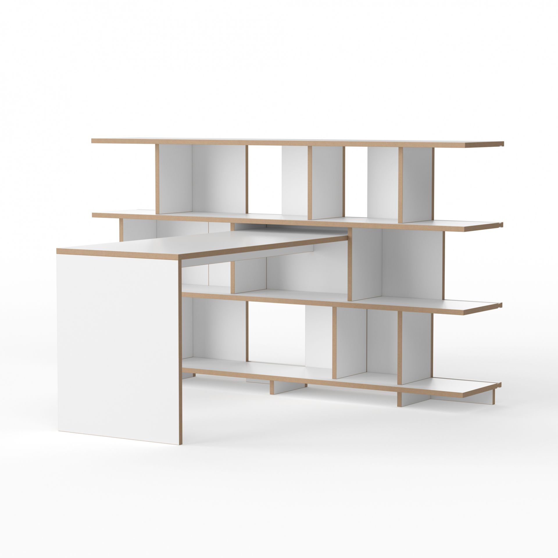 Anstell table pour Stell étagère Tojo