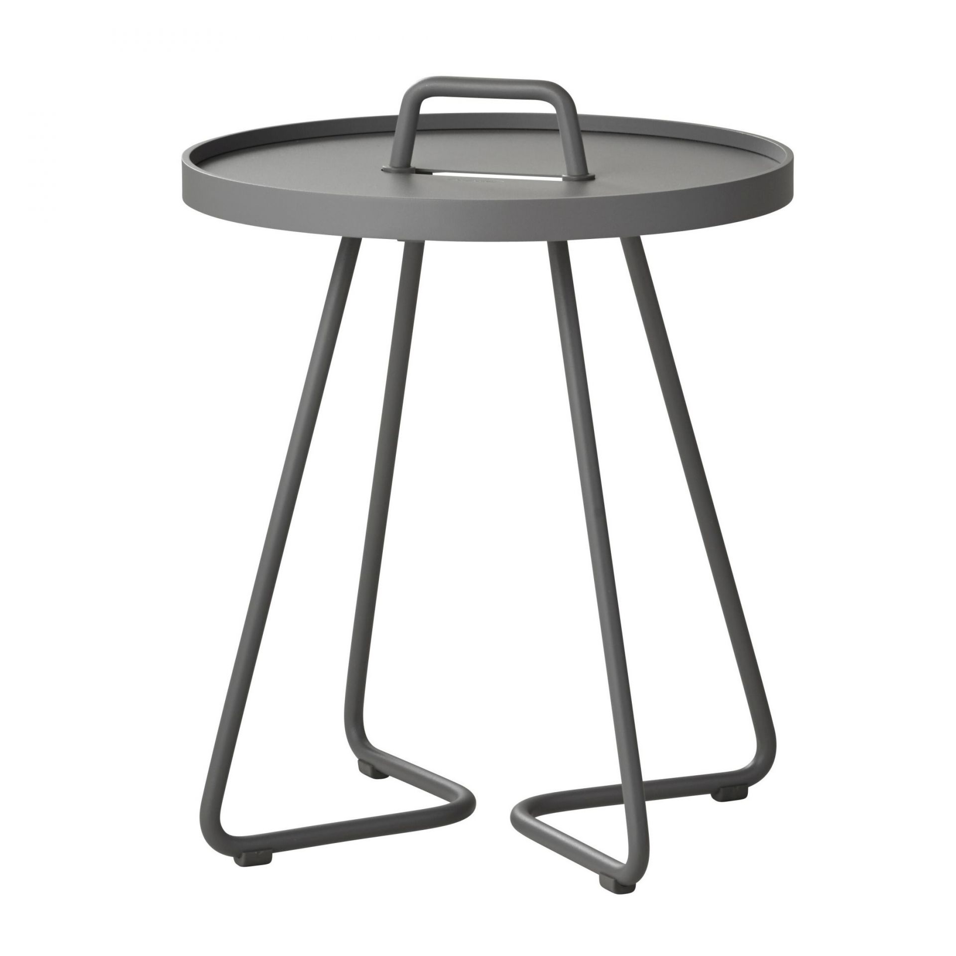 On-The-Move Outdoor Table d'appoint extra petite gris clair Cane-Line