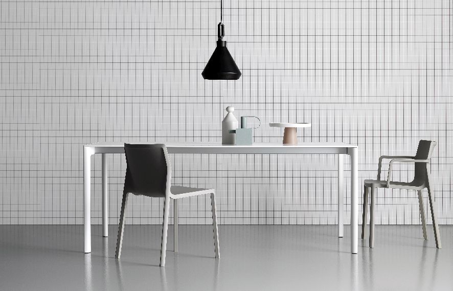 Maki Table Table de salle à manger Kristalia