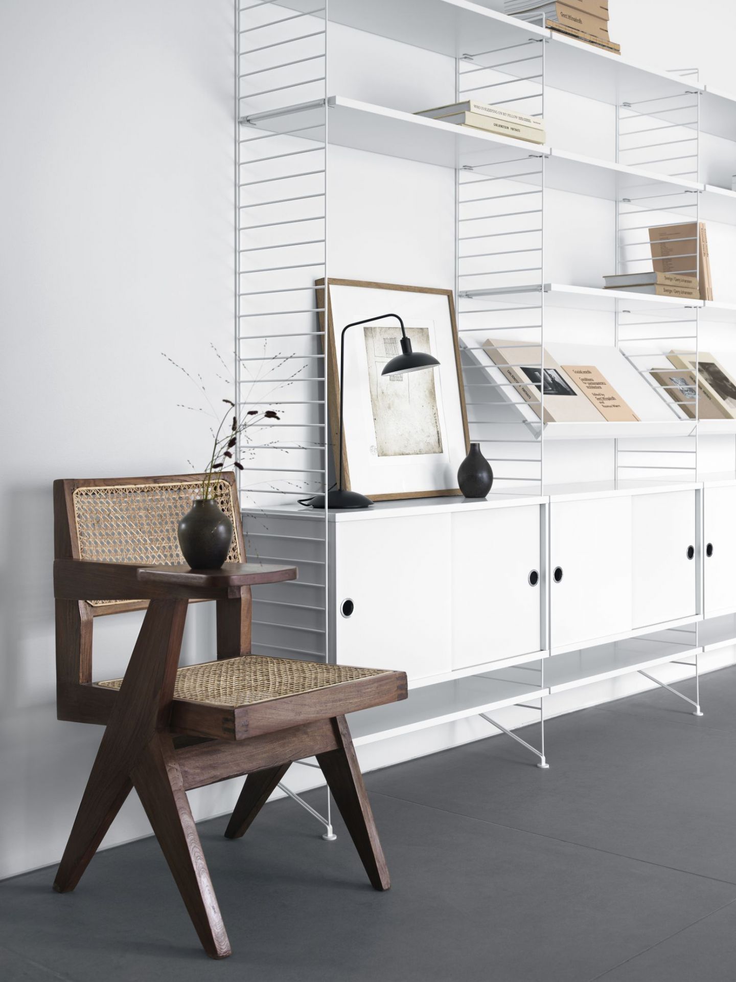Élément individuel Échelle de sol H 200 cm String Furniture