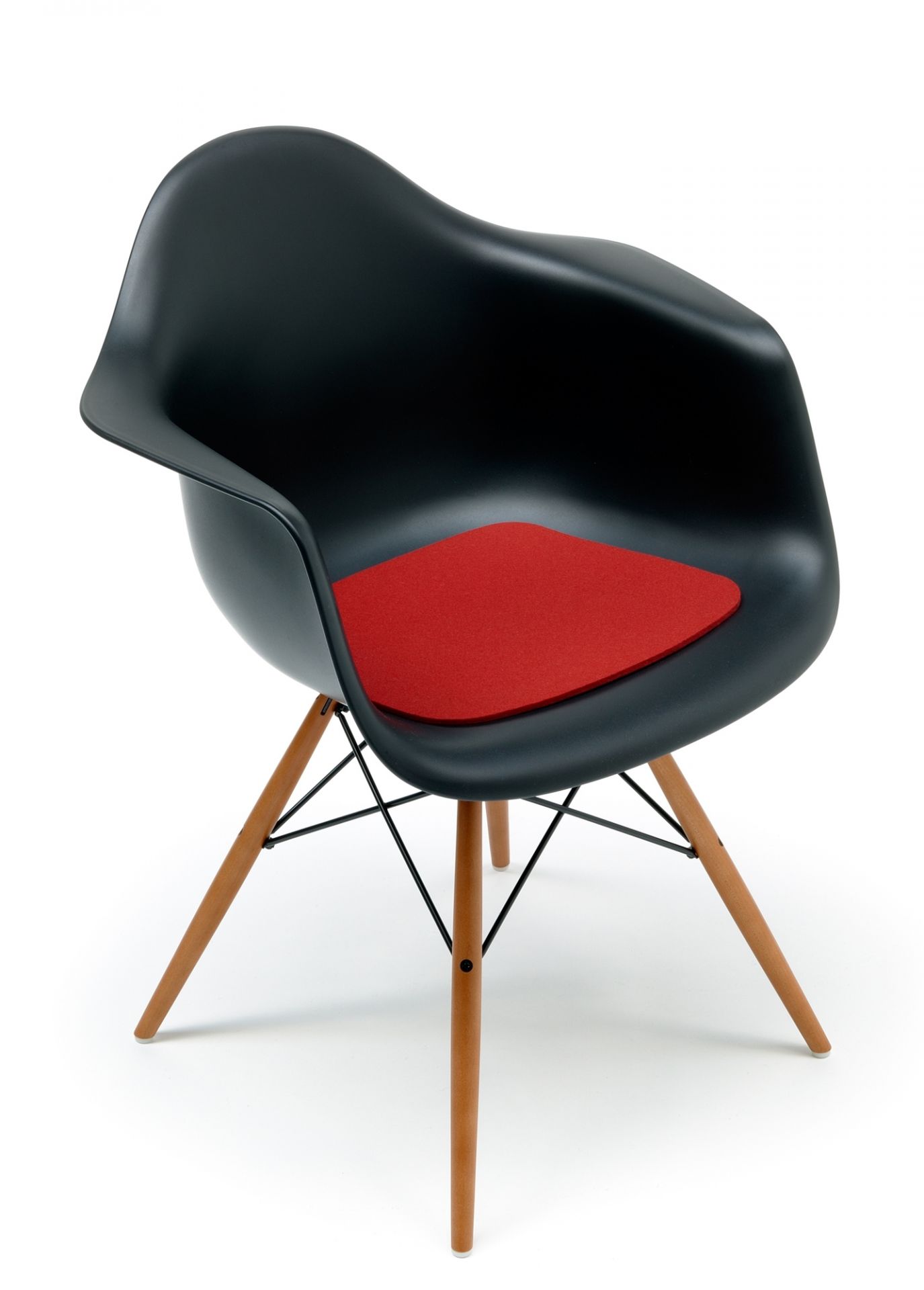 Eames Plastic Arm Chair DAW Stuhl Vitra - QUICK SHIP-Ahorn gelblich-Ocean Eames Plastic Arm Chair DAW Stuhl Vitra - QUICK SHIP-Ahorn gelblich-Ocean