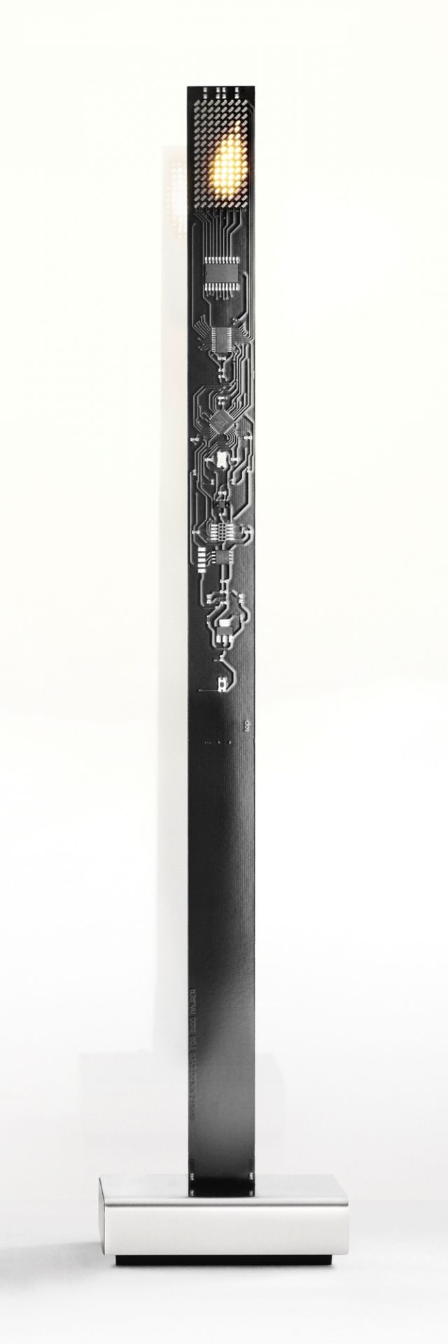 My New Flame USB lampe de table platine noir Ingo Maurer