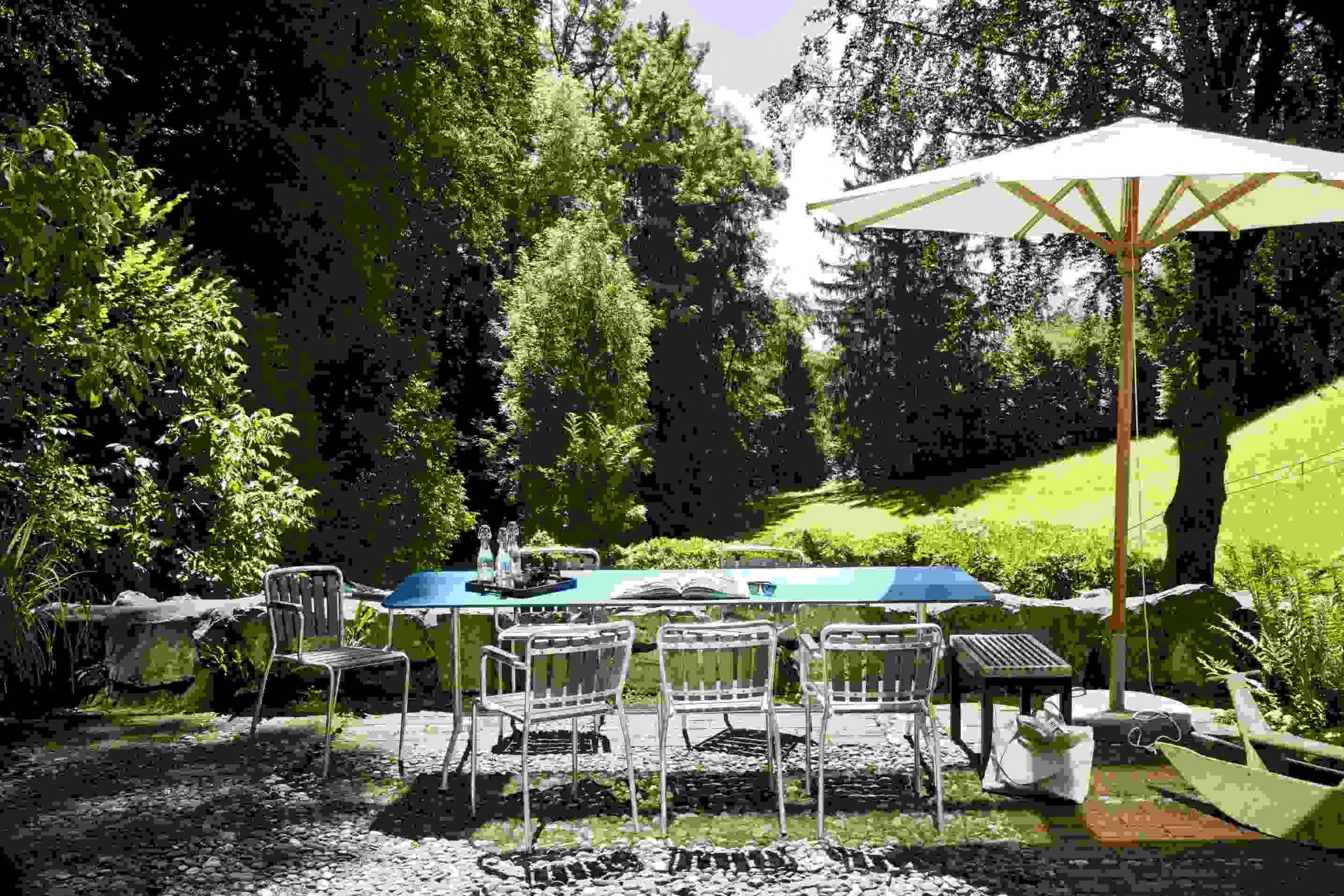 Haefeli Table à manger Outdoor L 160 x P 80 x H 74 cm Embru   