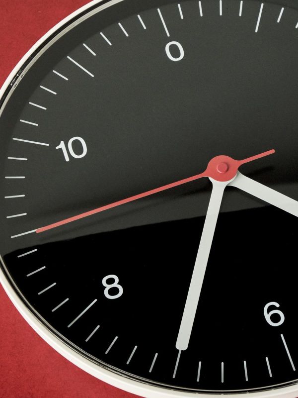 Wall Clock Horloge murale NOIR Hay OFFRE SPECIALE