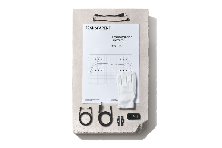 Haut-parleur en acier Transparent Haut-parleur en acier Transparent