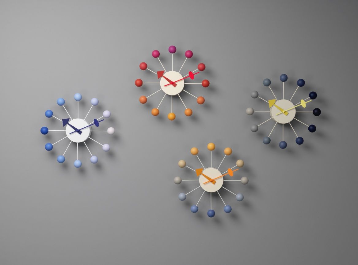 Ball Clock Horloge murale Dusk Vitra LIMITED EDITION   