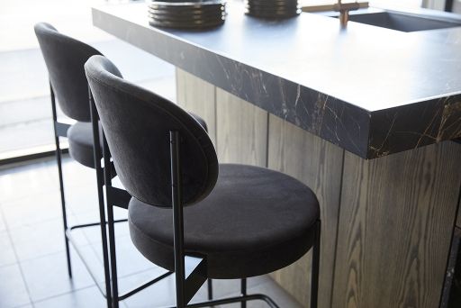 Series 430 Bar Stool Tabouret de bar 75 cm NOIR / REMIX 123 Verpan OFFRE SPECIALE