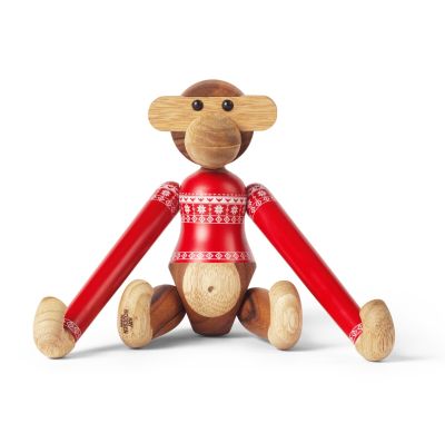 Christmas Jumper Singe 2024 petite figurine en bois Kay Bojesen
