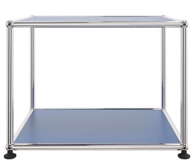 USM Haller meubles latéraux ouverts étroit Bleu gentiane  USM Haller meubles latéraux ouverts étroit Bleu gentiane