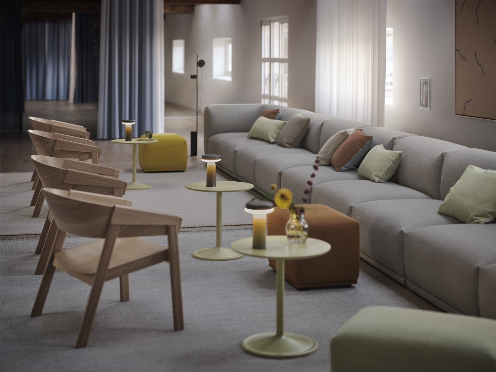 Post Floor Lamp Lampadaire Muuto