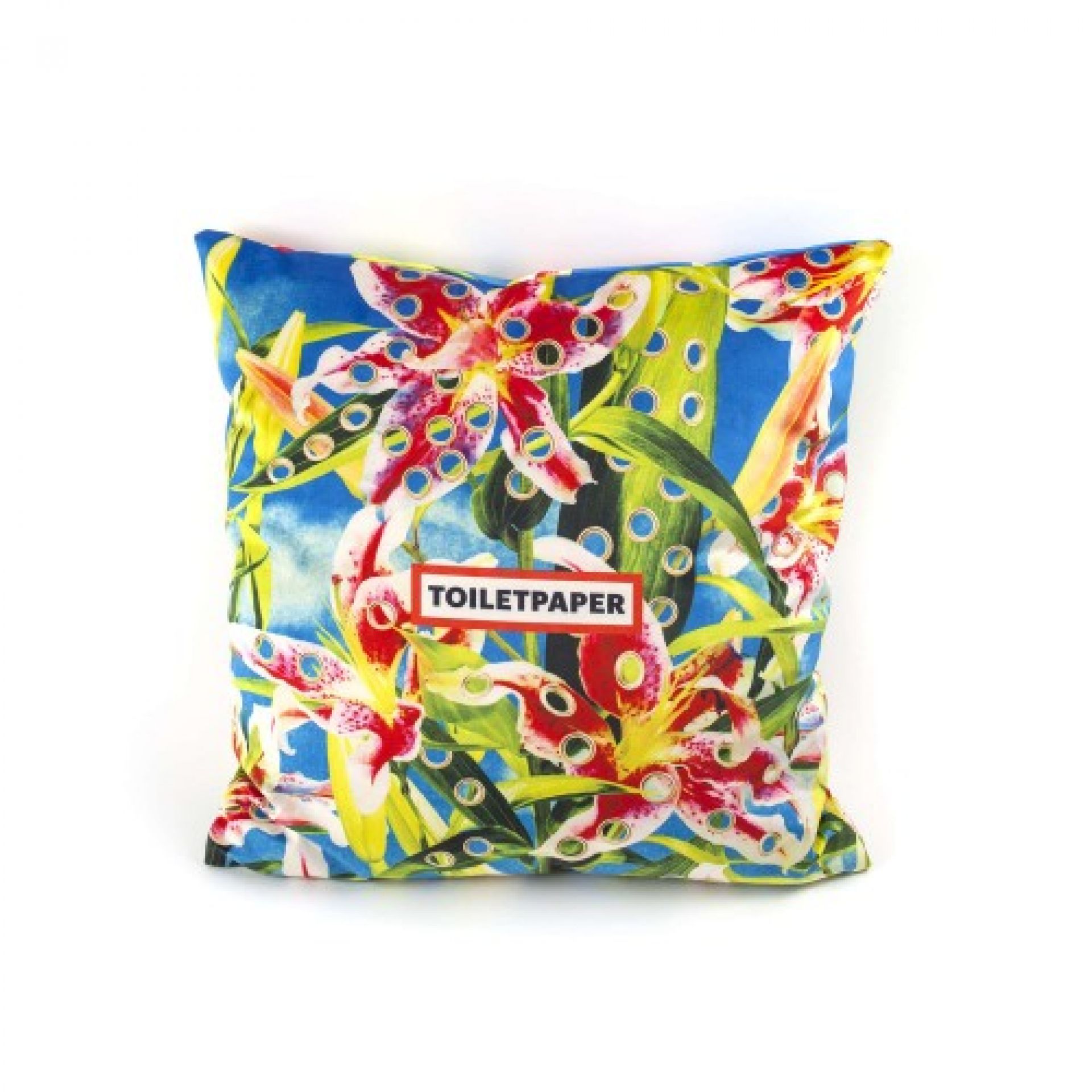 Toiletpaper Coussins Flowers with holes Seletti