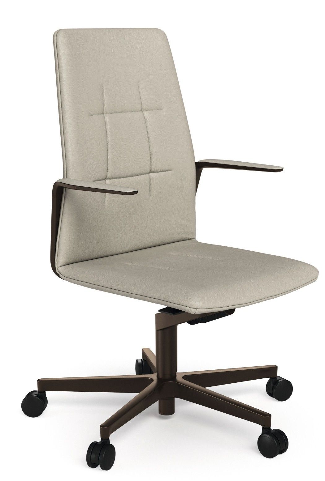 Leadchair Evo chaise pivotante / chaise de bureau avec pied en étoile à cinq branches Walter Knoll