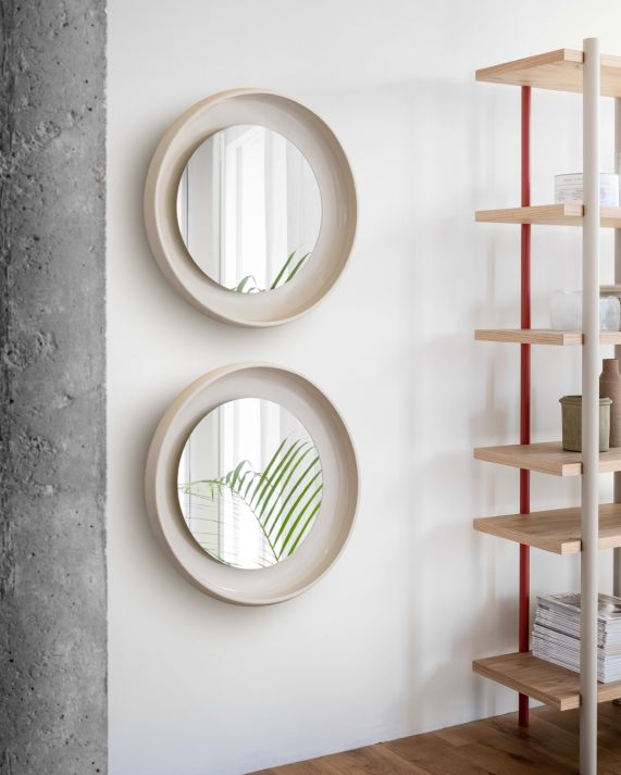 Miroir Coque avec cadre céramique Miniforms