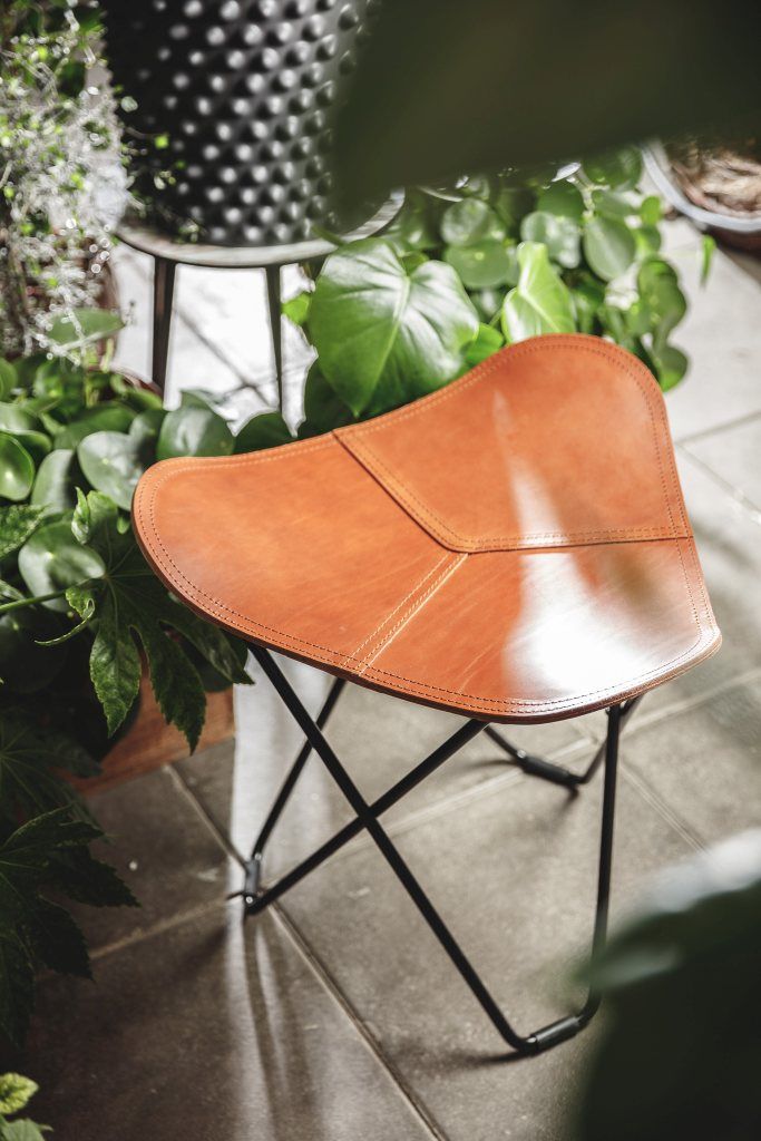 Pampa Flying Goose Tabouret Cuero 