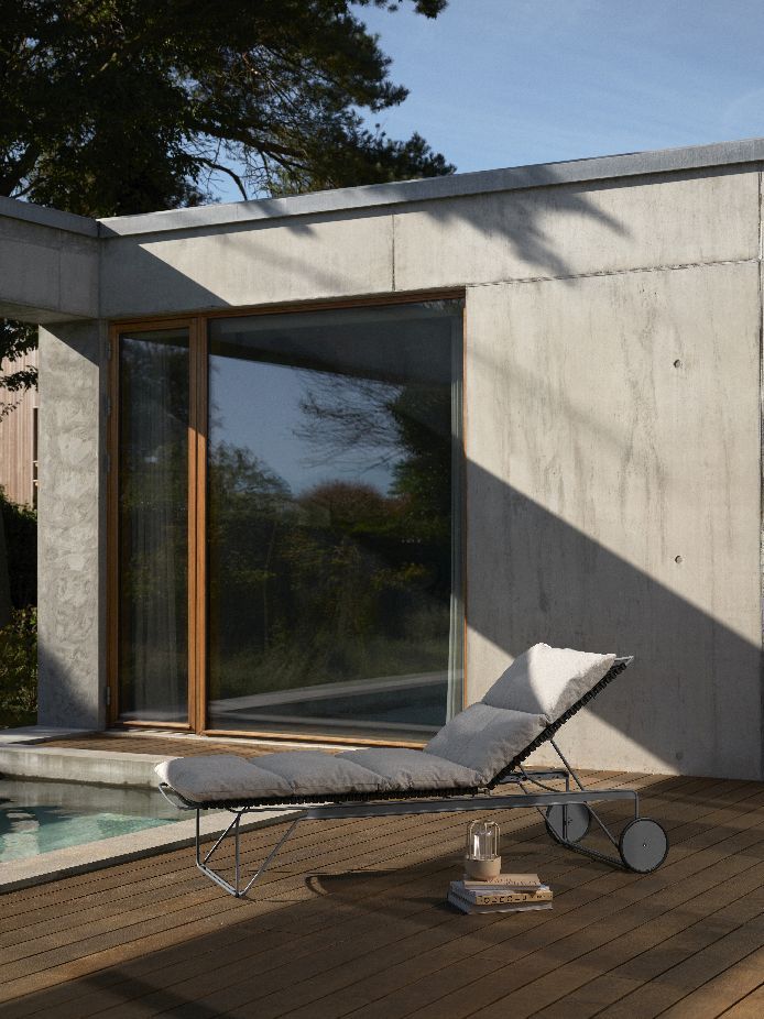 Coussin pour Click Adjustable Chaise Longue Bain de soleil Outdoor Houe Howe