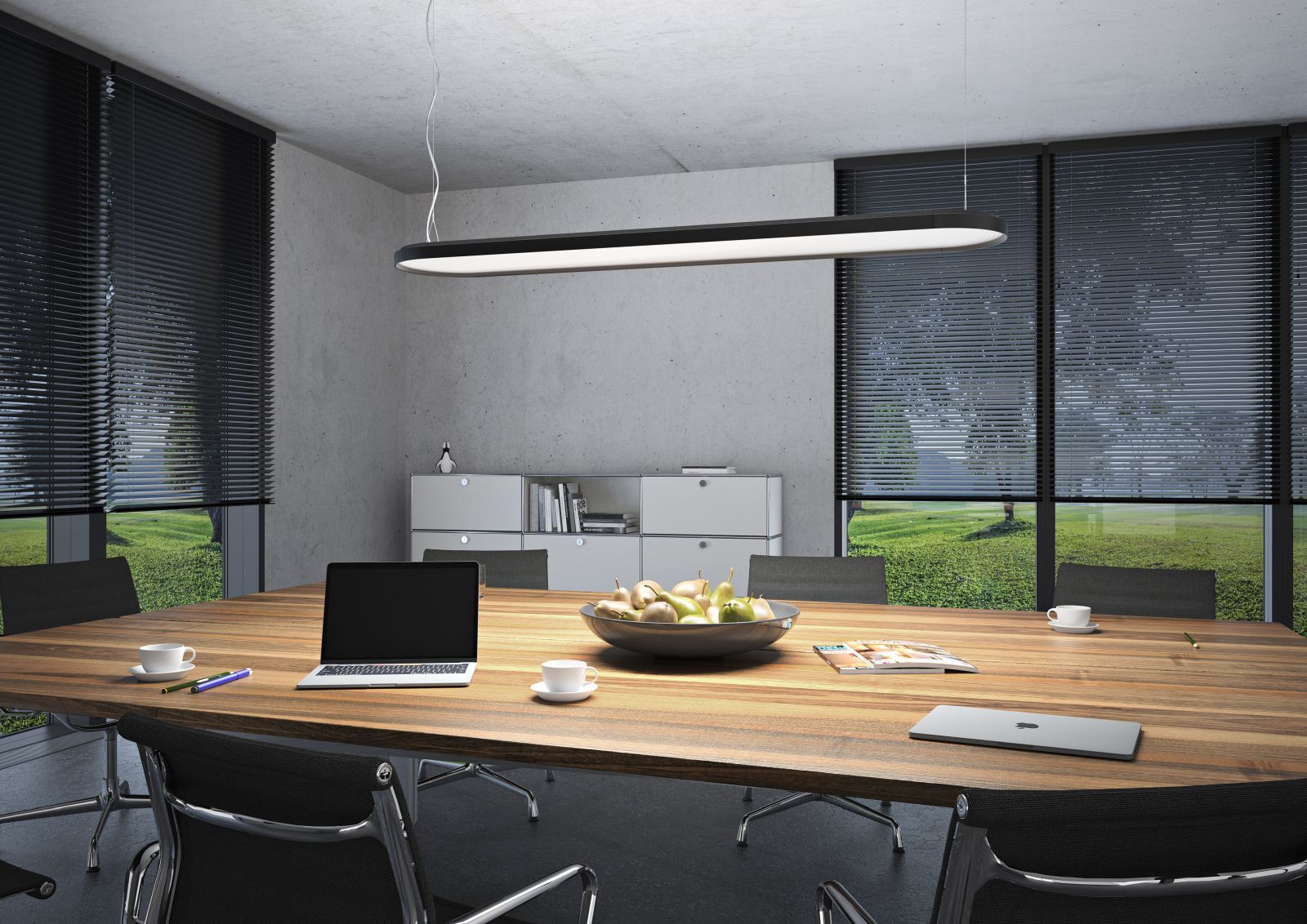 Kido Lampe suspendue 150cm blanc 3000K Belux