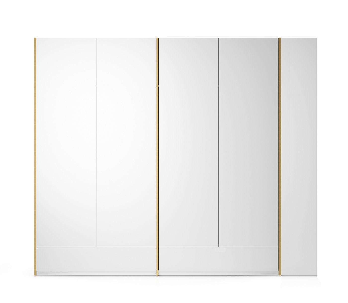 MODULAR PLUS Armoire Combinaison armoire double avec 2 tiroirs et armoire annexe à droite Müller Möbelwerkstätten