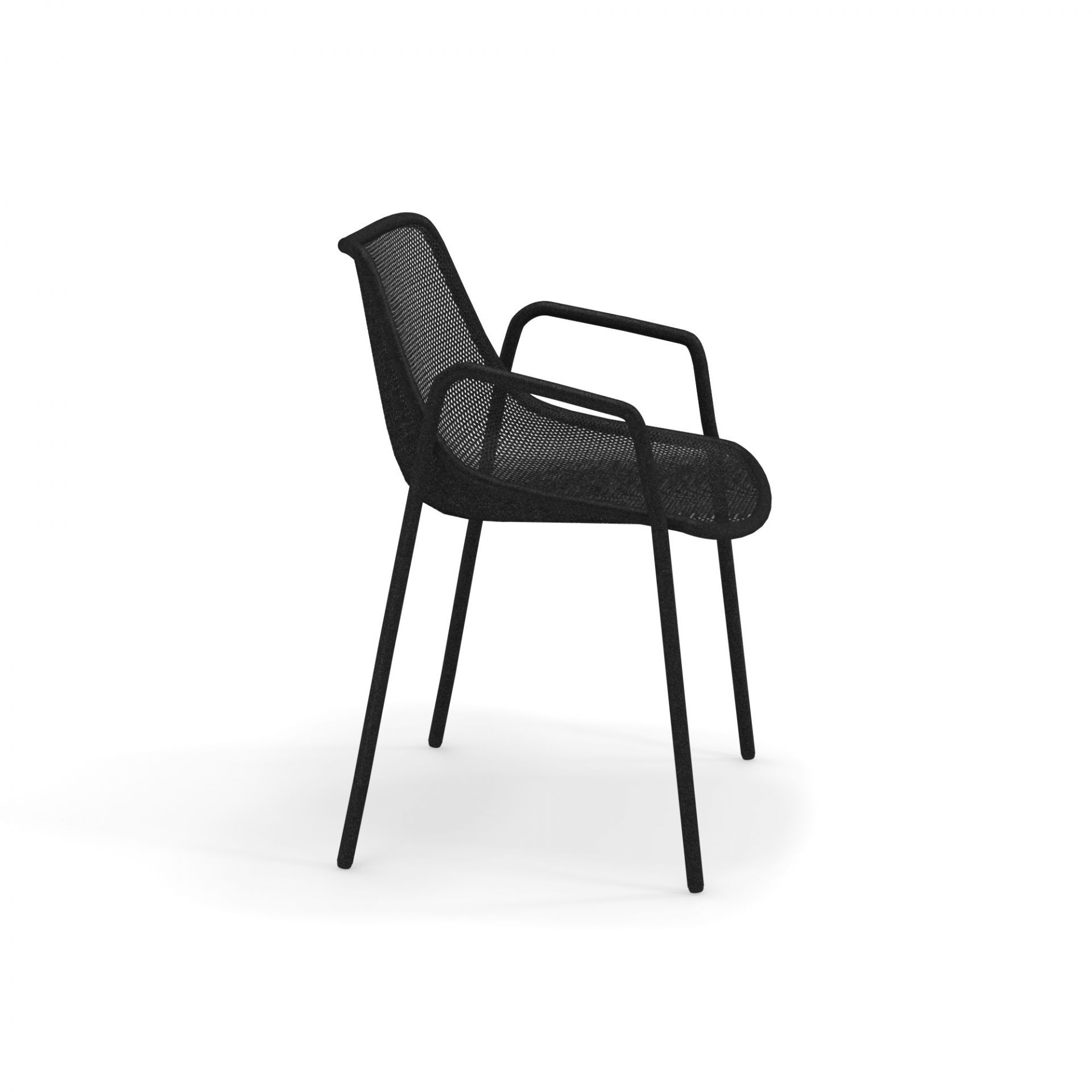 Round chaise à accoudoirs Emu
