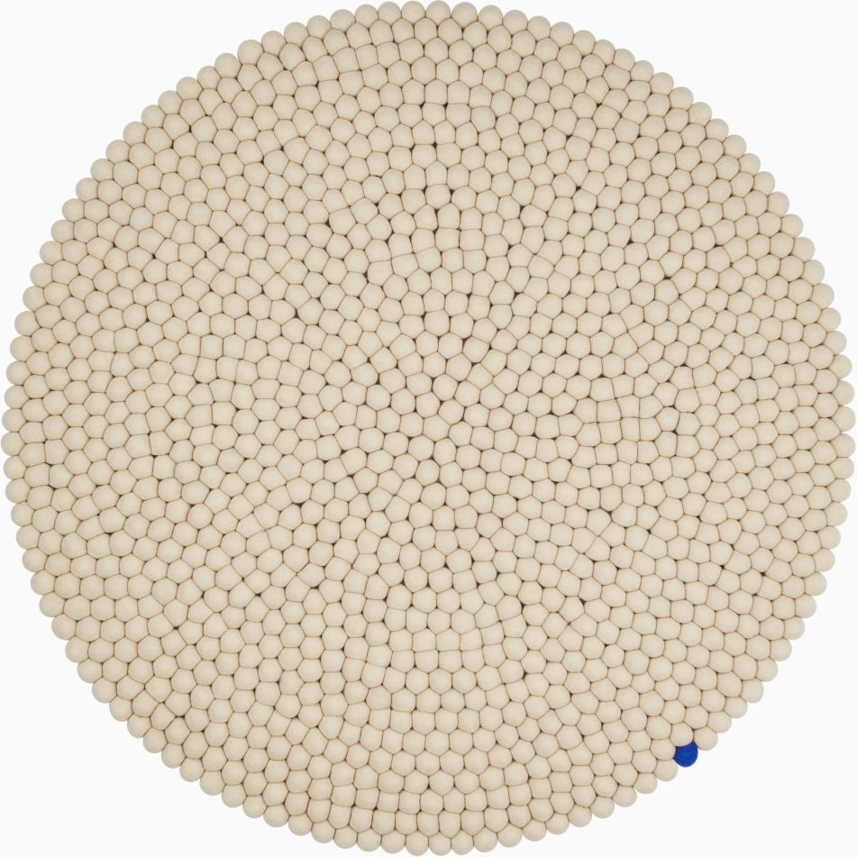 Big One Rund Tapis en feutre Ø 200 cm myfelt Beige
