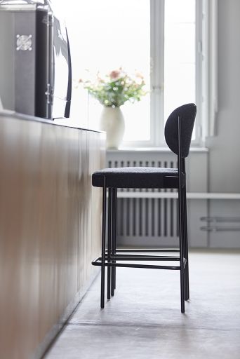 Series 430 Bar Stool Tabouret de bar 75 cm NOIR / REMIX 123 Verpan OFFRE SPECIALE