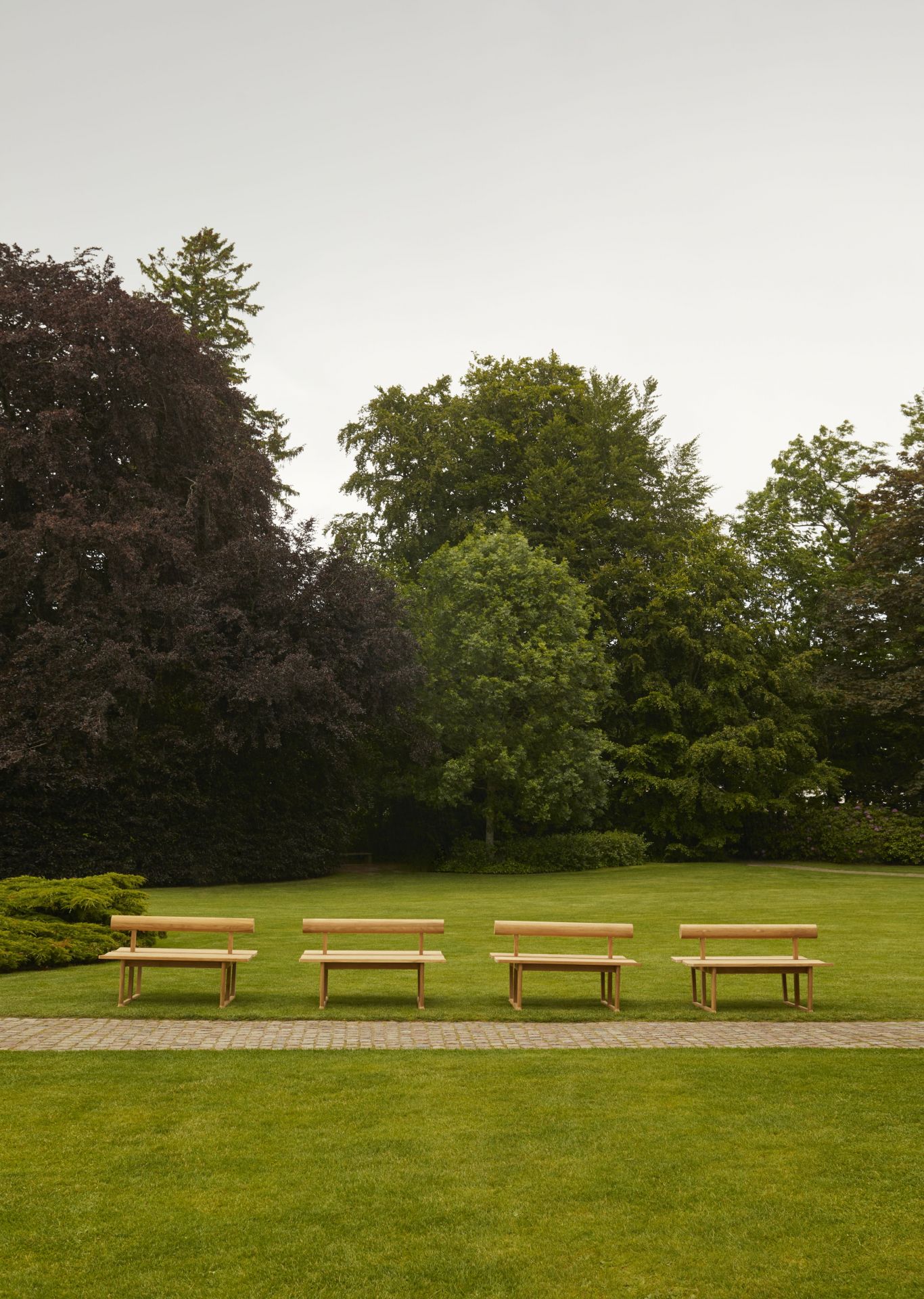 Banco Banc double en teck pour l'extérieur Skagerak by Fritz Hansen