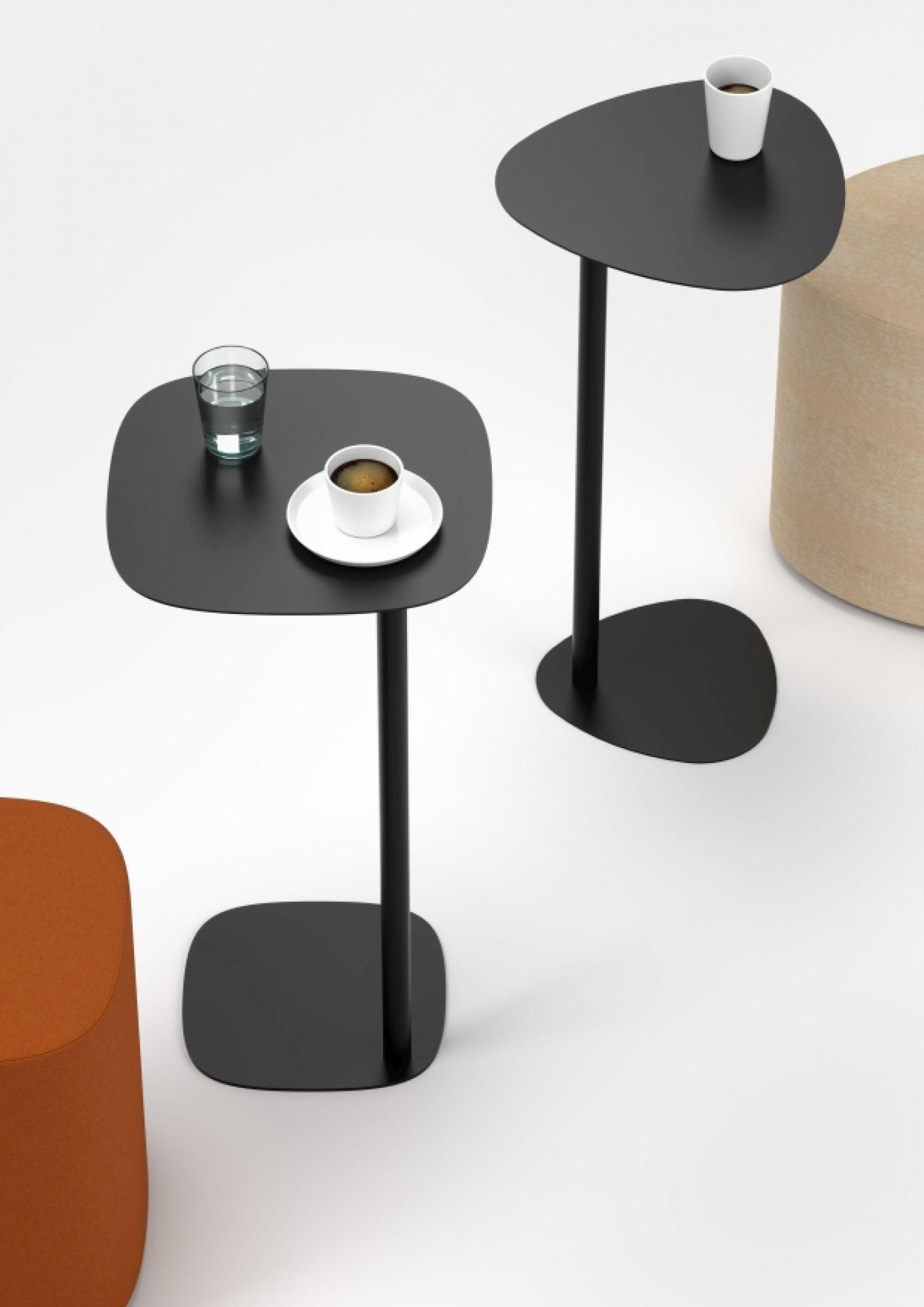 Pully Side Laptop Table Table d'appoint Cascando