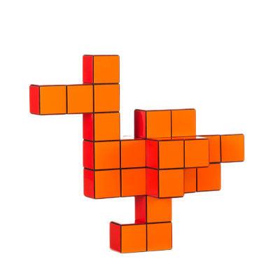 Panton Cubes Duck Duoton Sculpture Vitra