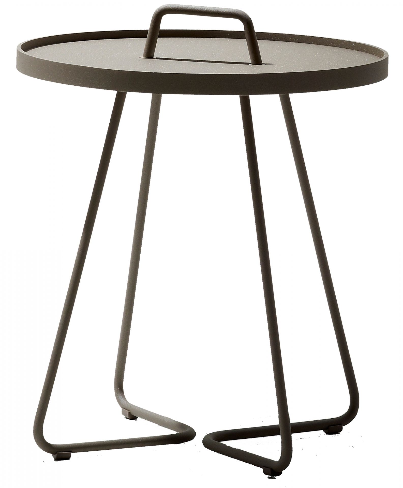 On-The-Move Outdoor table d'appoint grand taupe Cane-Line