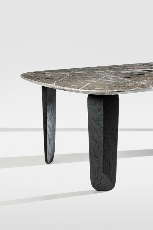 Kuyu Marble Rectangular Marbre Table basse rectangulaire Zeitraum