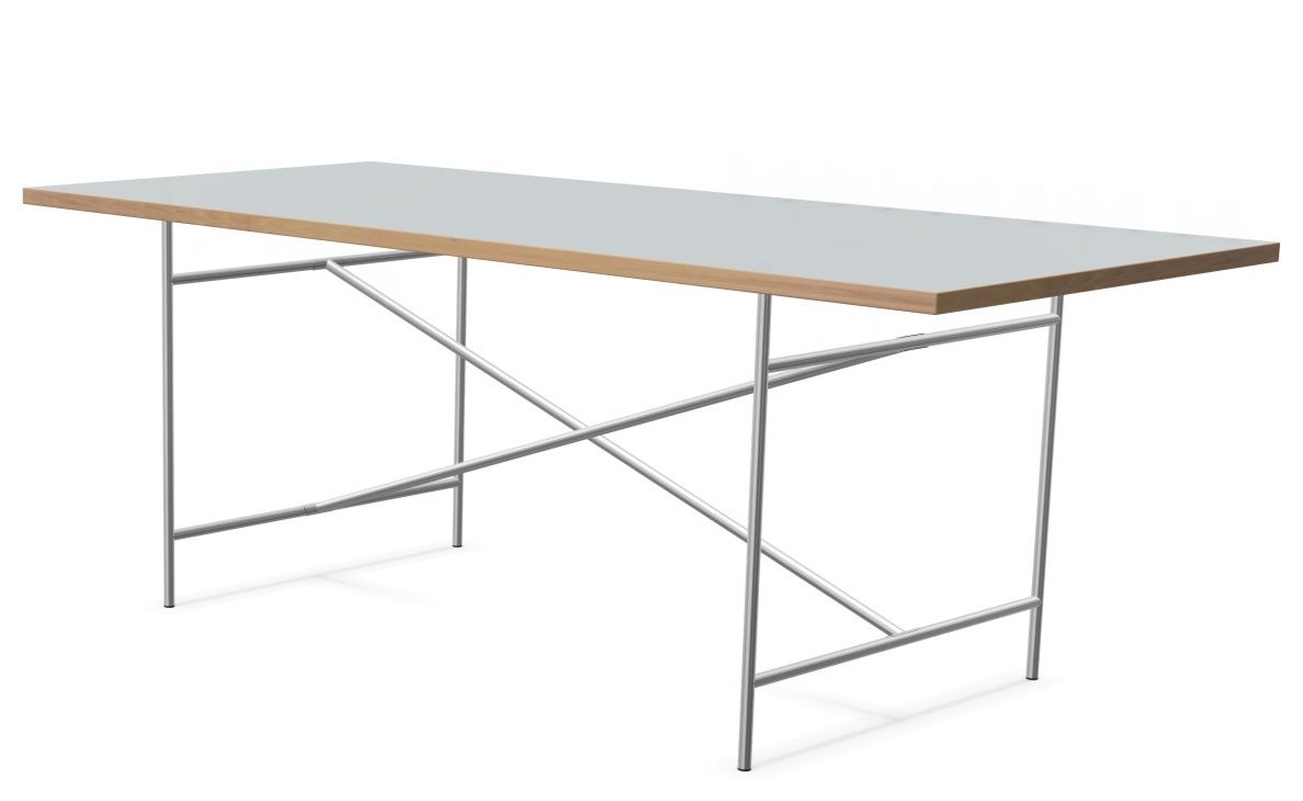 Table de salle à manger Eiermann 2, intérieur complet revêtement en linoléum, bordure en frêne/chêne Richard Lampert OFFRE SPECIALE