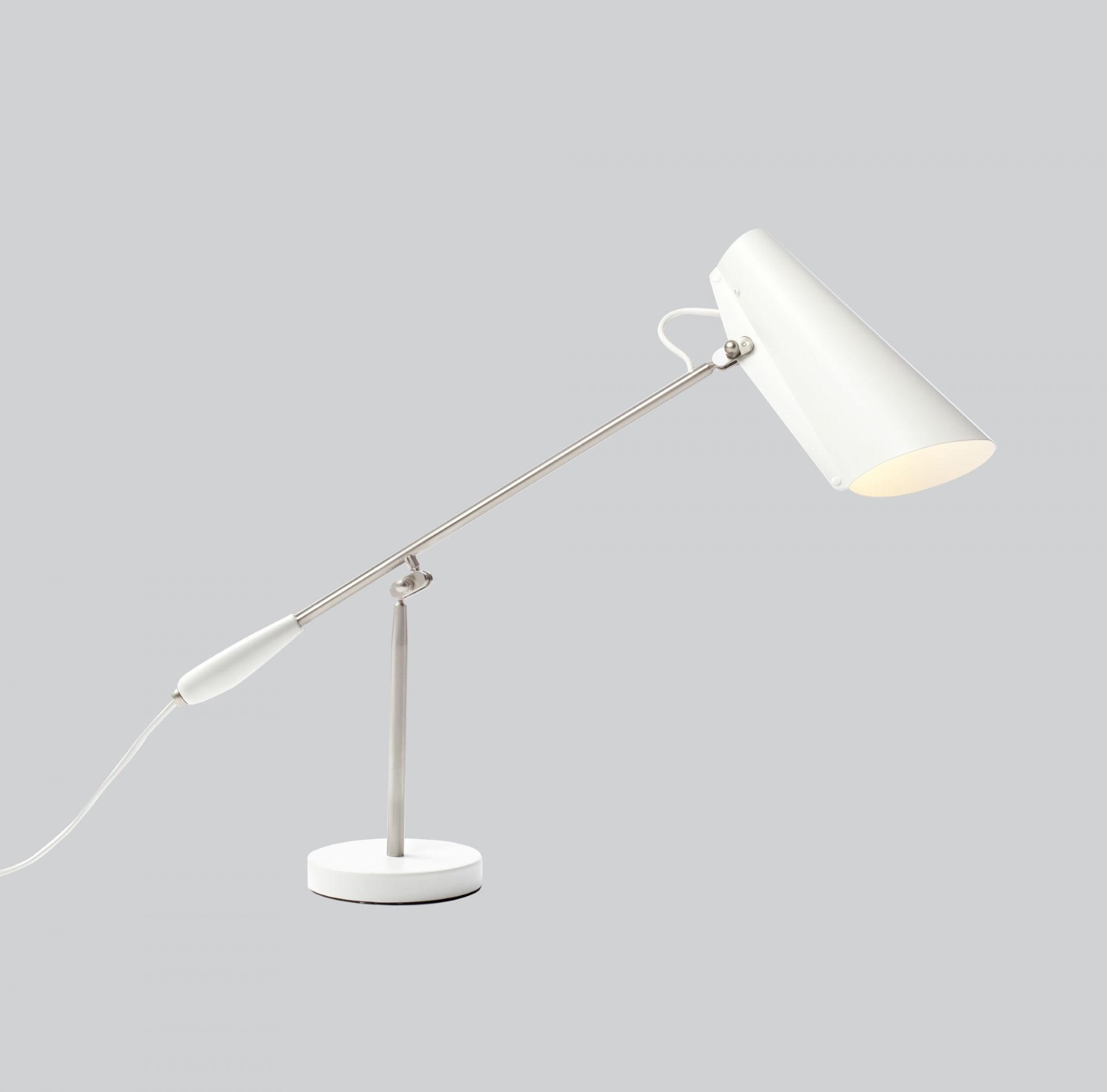 Birdy lampe de table blanc / acier Northern