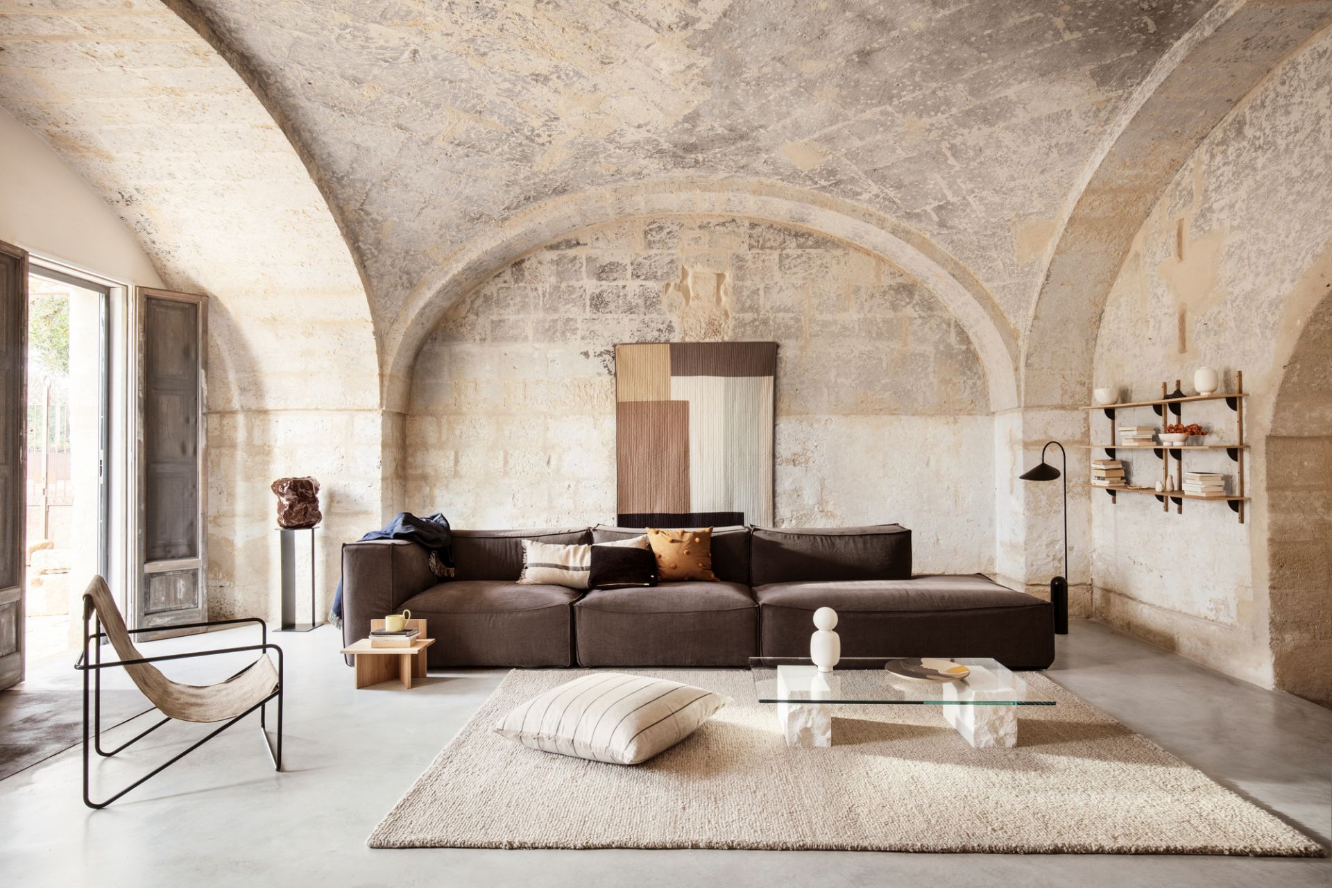 Desert Lounge chaise Noir Ferm Living