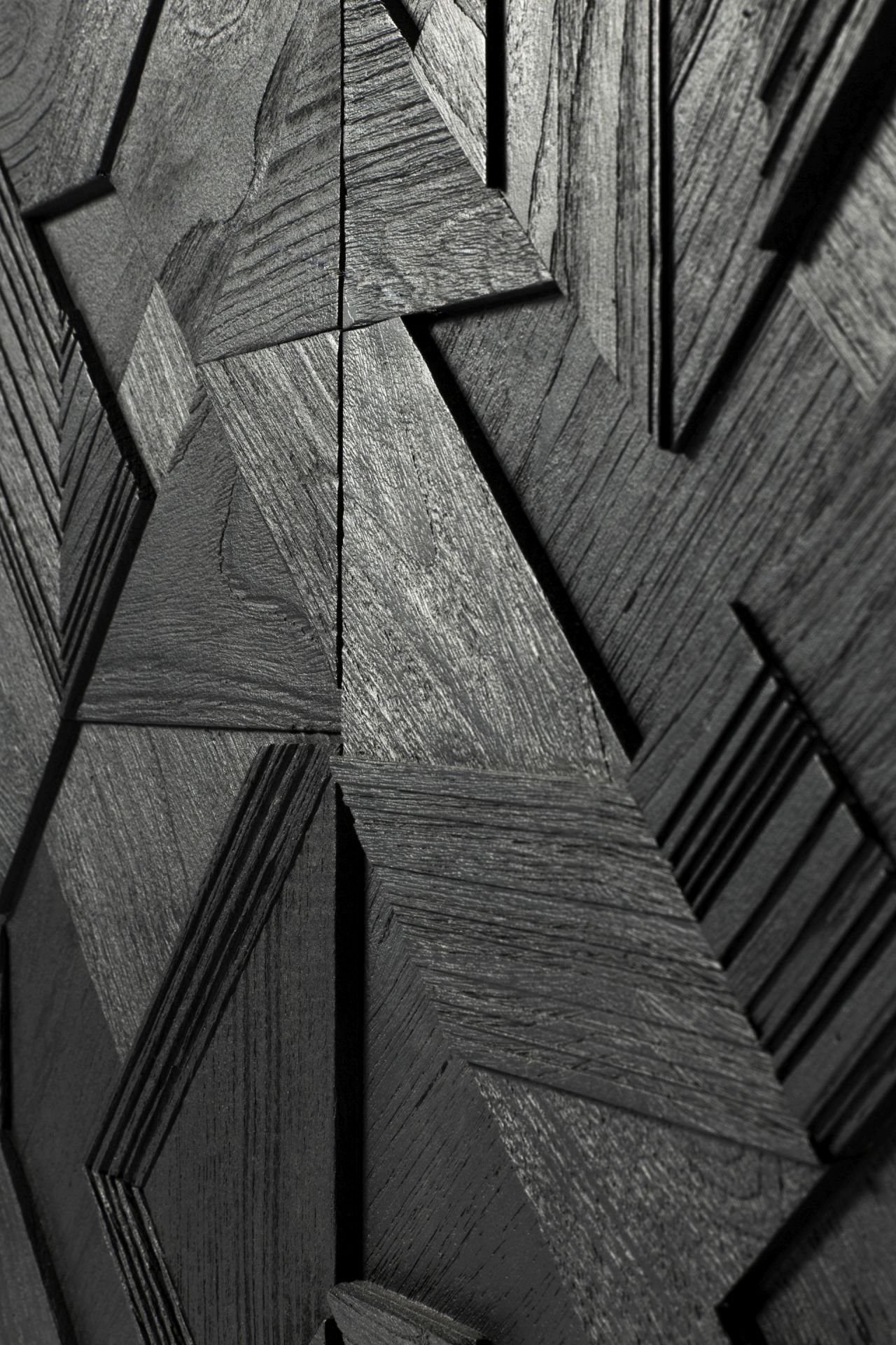 Graphic Buffet en teck noir Ethnicraft