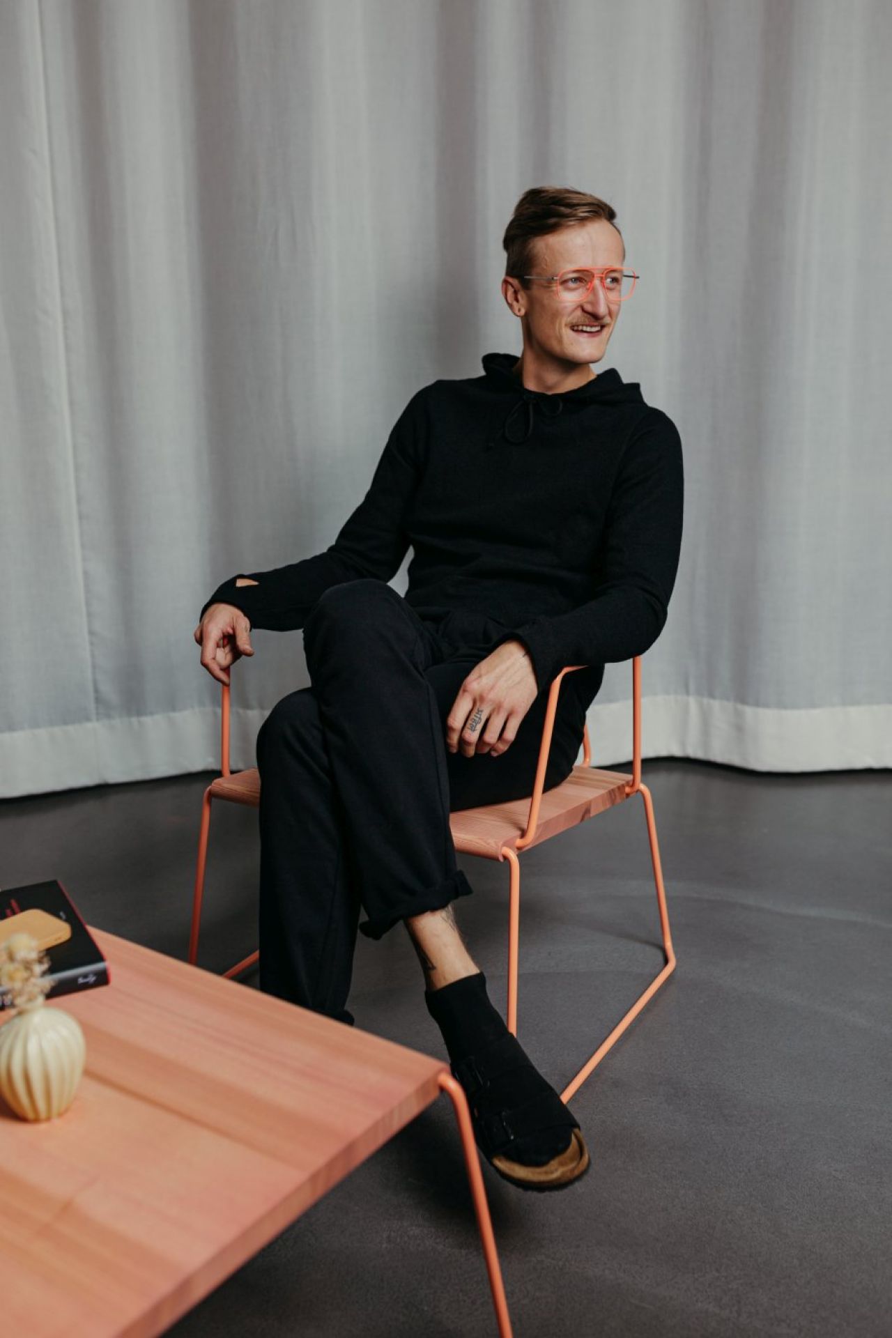 D:008 Loungechair avec Accoudoirs Fuchs & Habicht