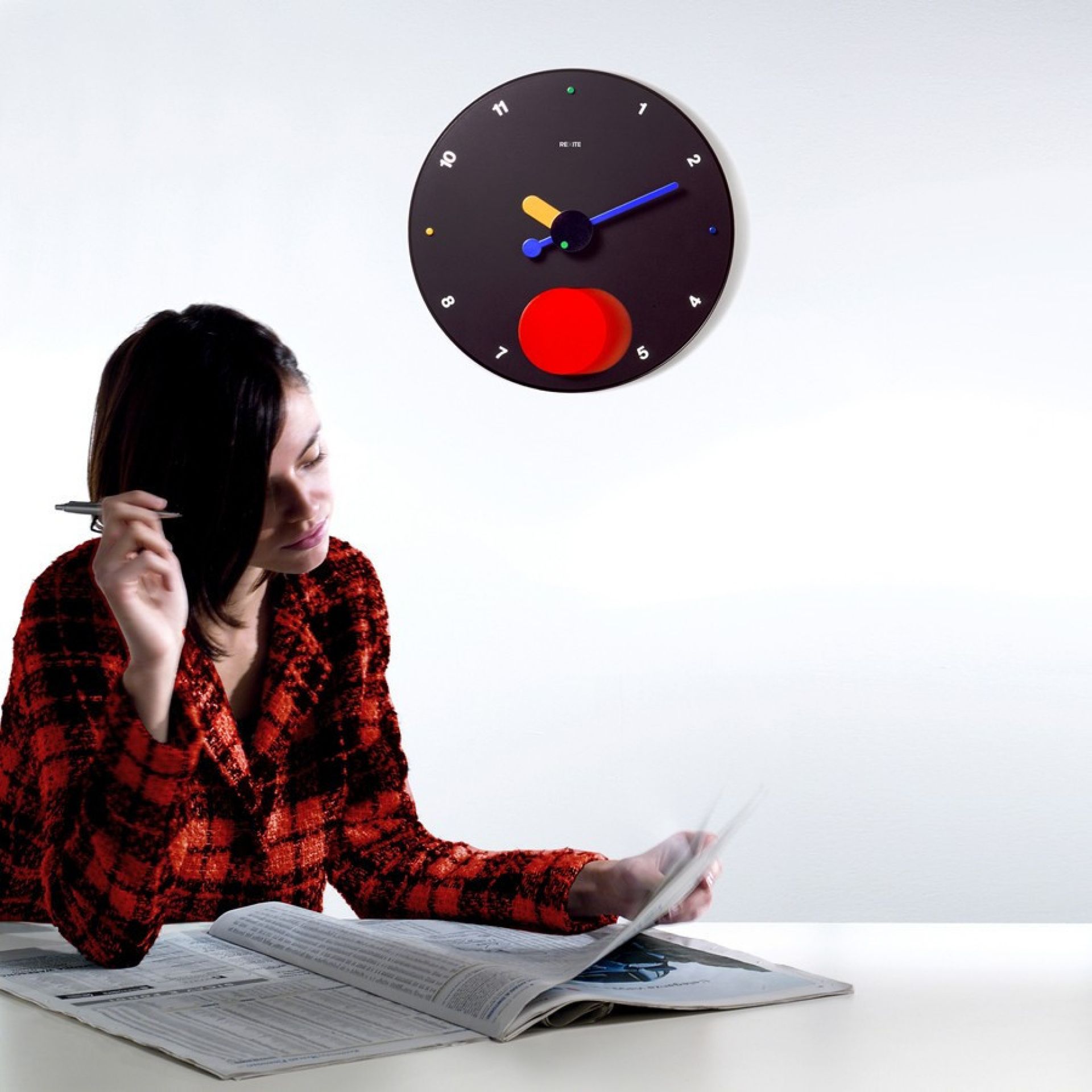 Contrattempo Horloge murale / Pendule Rexite Blanc