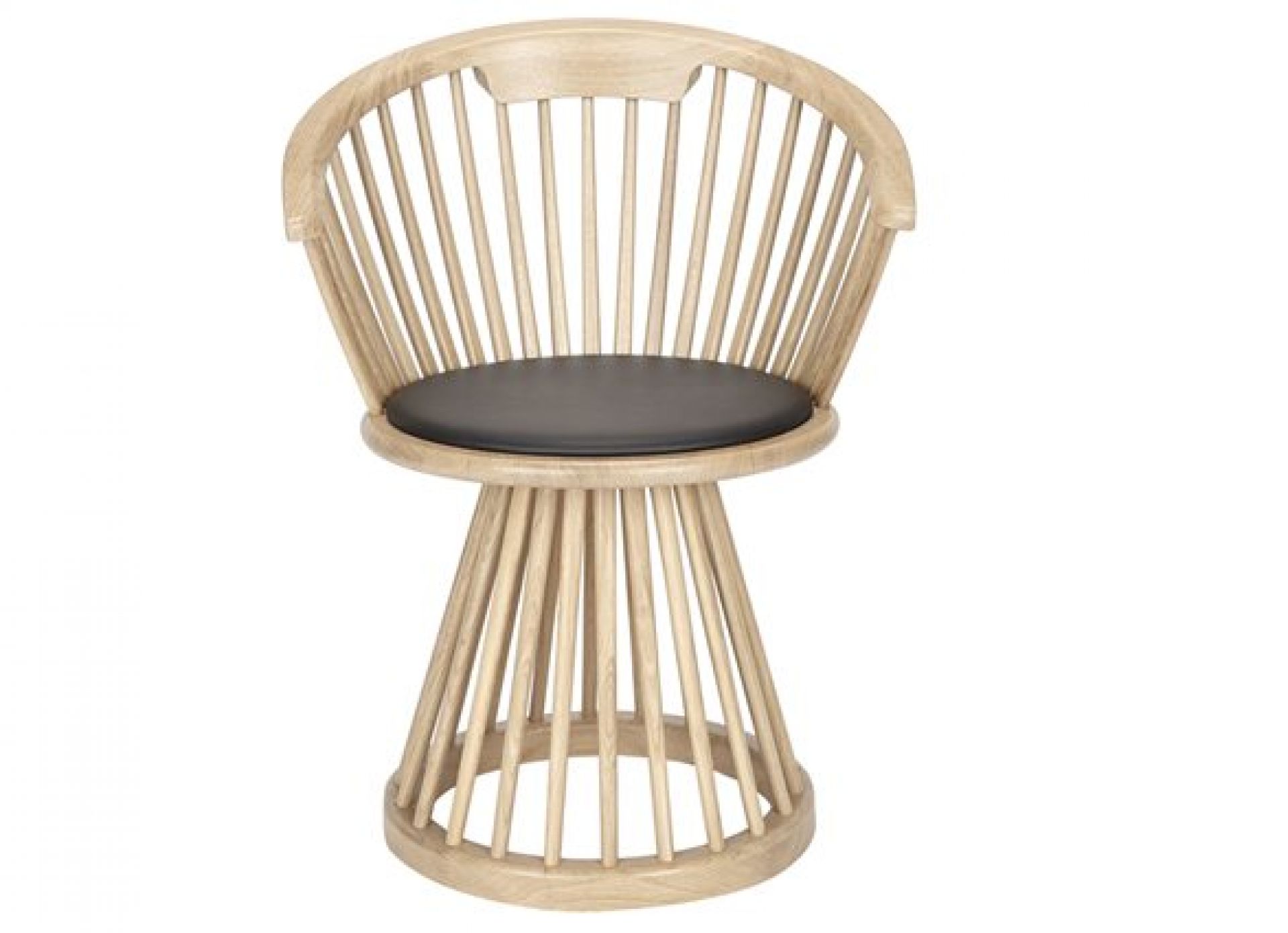 Fan chaise de salle à manger nature Tom Dixon