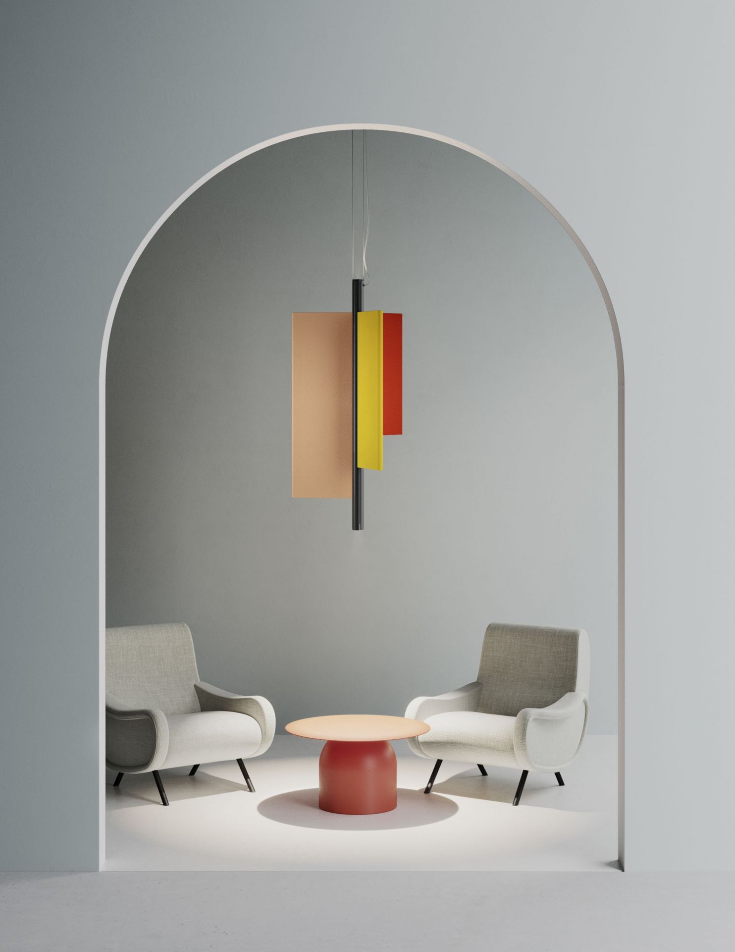 D97 Trypta Lampe à suspendre set complet Luceplan