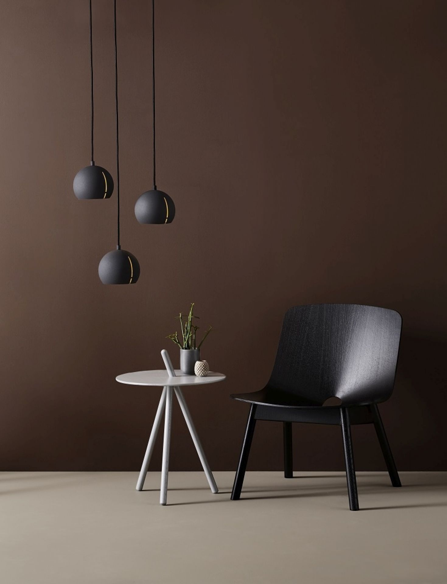 Gap Pendant round Lampe suspendue Woud