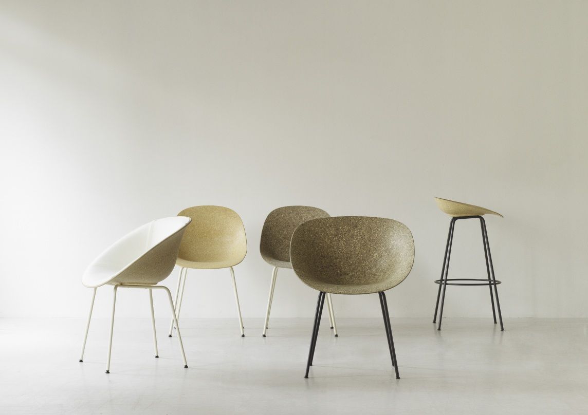 Mat Armchair Steel Chaise à accoudoirs Normann Copenhagen 